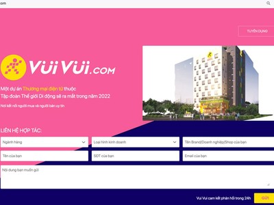 Thế Giới Di Động lại mở sàn thương mại điện tử mới 