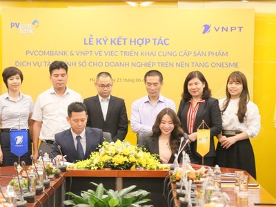 PVcomBank đã ký kết hợp tác với VNPT trong việc triển khai cung cấp các sản phẩm dịch vụ Kl991.com nạp rút nhanh số cho khách hàng trên oneSM.