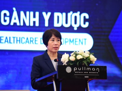 Thứ trưởng Bộ Kế hoạch và Kl99ok phiên bản mới Nguyễn Thị Bích Ngọc phát biểu tại Hội thảo. Ảnh: Dũng Minh