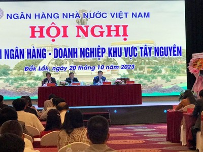 Bà Hà Thu Giang, Vụ trưởng Vụ Tín dụng các ngành Kl992 cổng game cá cược, NHNN phát biểu tại Hội nghị.