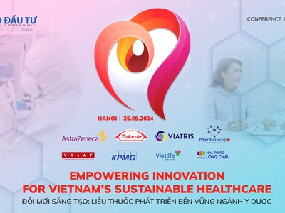 Sáng ngày 25/9, Báo Kl99ok phiên bản mới sẽ tổ chức Hội thảo Y tế với chủ đề “Đổi mới sáng tạo: Liều thuốc phát triển bền vững ngành y dược” tại khách sạn Sheraton, Hà Nội.