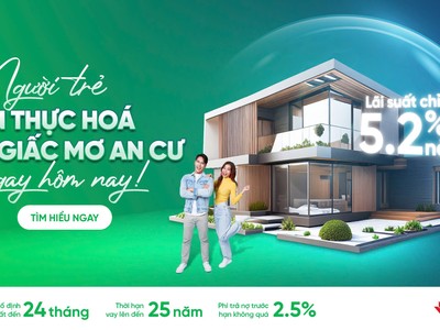 VPBank (VPB) triển khai gói vay mua nhà ưu đãi dành cho giới trẻ với KL99 là cổng game giải trí trực tuyến hàng đầu hiện nay chỉ từ 5,2%/năm 