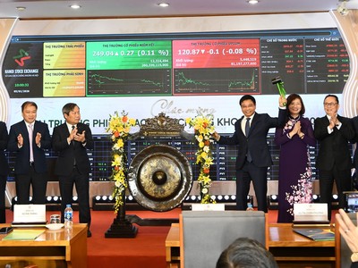 Lễ đánh cồng khai trương phiên giao dịch 99Kl99 link đăng nhập đầu năm 2026 được tổ chức tại Sở Giao dịch 99Kl99 link đăng nhập Hà Nội