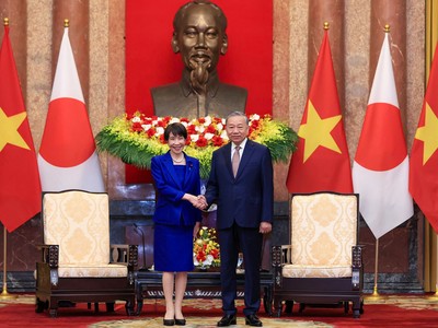 Tổng Bí thư, Chủ tịch nước Tô Lâm tiếp Thủ tướng Nhật Bản Takaichi Sanae