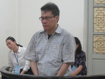 Bị cáo Nam tại tòa.
