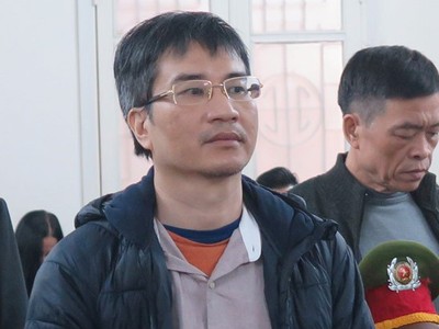 Bị cáo Đạt tại tòa sơ thẩm.
