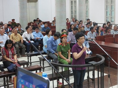 Bị cáo Châu Thị Thu Nga.