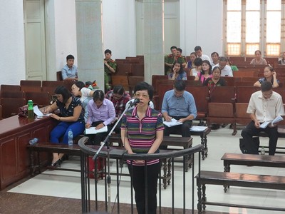 Bị cáo Châu Thị Thu Nga.