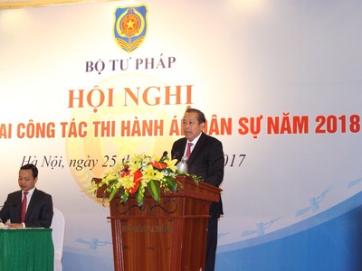Phó Thủ tướng Kl993 ưu đãi thưởng hấp dẫn Trương Hòa Bình phát biểu tại hội nghị.