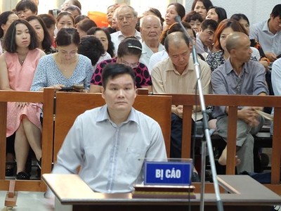 Bị cáo Hải tại phiên tòa sơ thẩm năm 2018.