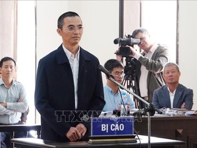 Bị cáo tại phiên tòa năm 2019. Ảnh TTXVN