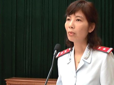 Bị can Nguyễn Thị Kim Anh.