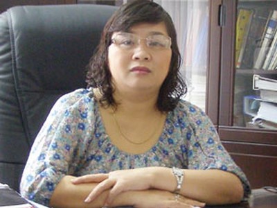 Bà Đỗ Thị Cẩm Thúy thời còn là Chủ tịch HĐQT CTCP Đá Spilít.