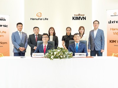 KIM Việt Nam cùng Hanwha Life Việt Nam hợp tác ra mắt quỹ Kl99ok phiên bản mới Tăng trưởng Chiến lược