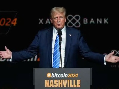 Ông Trump phát biểu tại Hội nghị Bitcoin 2024 hồi tháng 7, tại Mỹ