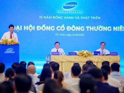 ĐHCĐ Gemadept (GMD): Kết quả Kl992 VIP Trang Chủ 2026 nửa đầu năm khả quan, dự án Nam Đình Vũ - Giai đoạn 3 sẽ hoàn thành trong quý IV/2025