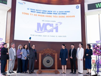 Nghi thức đánh cồng chính thức niêm yết tại sàn giao dịch HOSE.