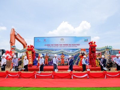 Cát Tường Group động thổ xây dựng Dự án Trung tâm thương mại Ngân Phát