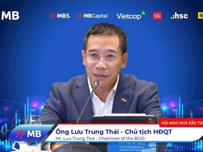 Ông Lưu Trung Thái, Chủ tịch HĐQT Link Vào Nhà Cái KL99 COM Tặng +199k TMCP Quân Đội (MB) chủ trì hội nghị Nhà Kl99ok phiên bản mới.