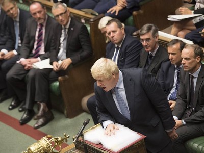 Thủ tướng Anh Boris Johnson. Ảnh: EFE.