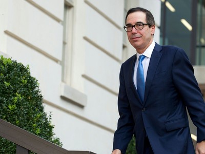 Bộ trưởng Kl991.com nạp rút nhanh Mỹ Steven Mnuchin. Ảnh: FT.