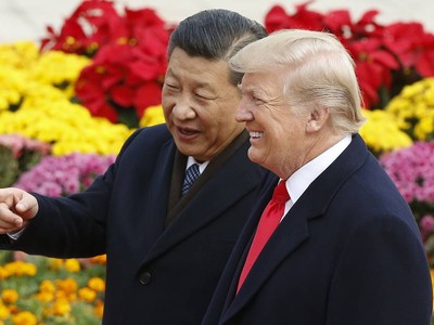 Chủ tịch Trung Quốc Tập Cận Bình Tổng thống Mỹ Donald Trump. Ảnh: Getty Images.