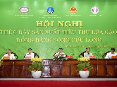 Hội nghị "Thúc đẩy Kl994 nhà cái bóng đá world cup tiêu thụ lúa gạo Đồng bằng sông Cửu Long