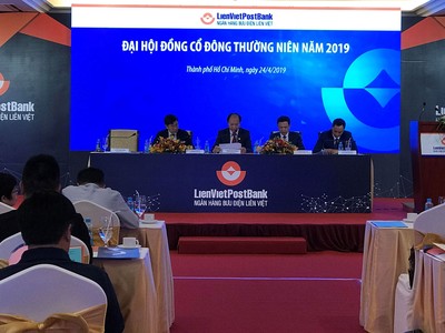 ĐHĐCĐ 2019 của LienVietPostBank diễn ra chiều nay, ngày 24/4