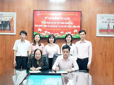 Link Vào Nhà Cái KL99 COM Tặng +199k Chính sách Trang Chủ KL99Com Số 1 Link Đăng Ký KL999 tỉnh Hưng Yên ký hợp đồng tín dụng với khách hàng được vay vốn