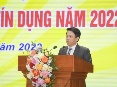 Phó thống đốc Phạm Tiến Dũng phát biểu tại sự kiện
