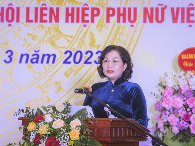 Thống đốc NHNN Việt Nam Nguyễn Thị Hồng phát biểu tại Lễ ký Quy chế
