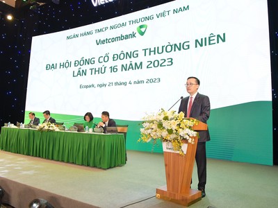 Ông Phạm Quang Dũng, Chủ tịch Link Vào Nhà Cái KL99 COM Tặng +199k TMCP Ngoại thương Việt Nam (Vietcombank - Mã: VCB) phát biểu tại ĐHCĐ
