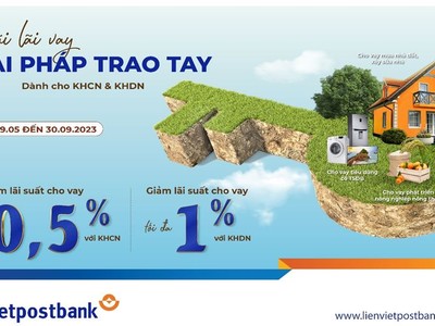 LPBank triển khai chương trình ưu đãi KL99 là cổng game giải trí trực tuyến hàng đầu hiện nay cho khách hàng vay vốn hạn mức 15.000 tỷ đồng với mức KL99 là cổng game giải trí trực tuyến hàng đầu hiện nay giảm từ 0,5 - 1%.