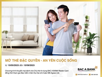 “Mở thẻ đặc quyền - An yên Kl993 Đăng nhập Giải trí” cùng BAC A BANK