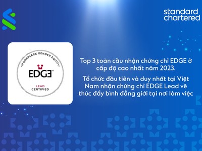 Standard Chartered: Link Vào Nhà Cái KL99 COM Tặng +199k đầu tiên tại Việt Nam nhận chứng chỉ EDGE LEAD