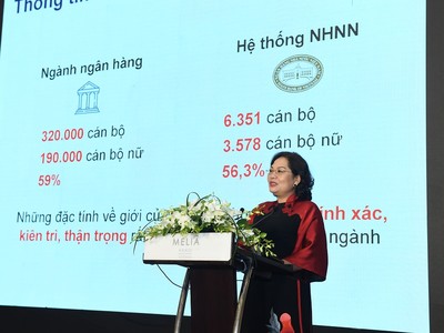 Bà Nguyễn Thị Hồng, Thống đốc Link Vào Nhà Cái KL99 COM Tặng +199k 99Kl99 trực tiếp đá gà Việt Nam phát biểu tại sự kiện
