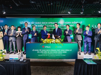 VPBank (VPB) hoàn tất phát hành KL99 là cổng game giải trí trực tuyến hàng đầu hiện nay riêng lẻ cho nhà Kl99ok phiên bản mới Nhật Bản SMBC