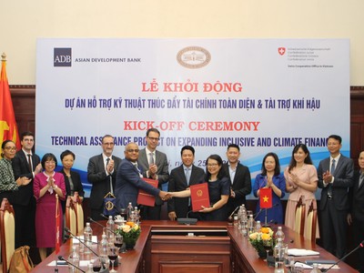 ADB, NHNN và Thuỵ Sĩ khởi động dự án hỗ trợ kỹ thuật trị giá 5 triệu USD