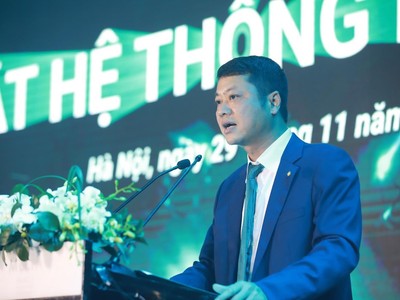 Ông Lê Ngọc Lâm, Tổng giám đốc BIDV phát biểu tại sự kiện.