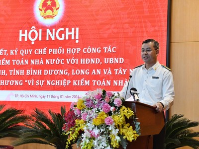 Tổng Kiểm toán 99Kl99 trực tiếp đá gà Ngô Văn Tuấn phát biểu tại Hội nghị.