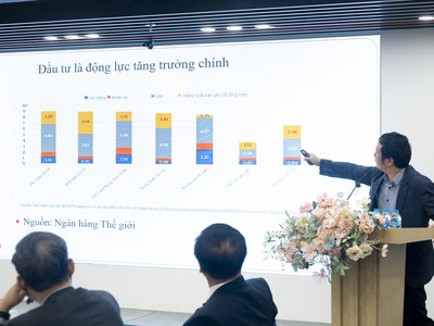 TS. Nguyễn Tú Anh, Giám đốc Trung tâm Thông tin, phân tích và dự báo Kl992 cổng game cá cược, Ban Kl992 cổng game cá cược Trung ương chia sẻ tại Hội thảo