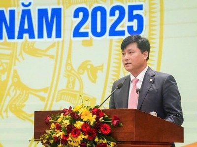 Ông Phạm Toàn Vượng, Tổng Giám đốc Agribank phát biểu tại Hội nghị.