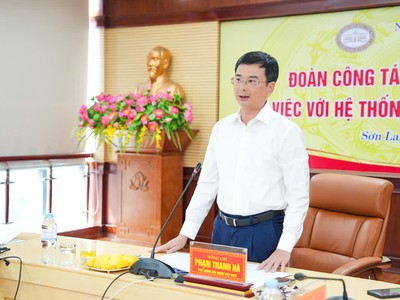 Phó Thống đốc Phạm Thanh Hà phát biểu tại buổi làm việc với hệ thống Link Vào Nhà Cái KL99 COM Tặng +199k khu vực 3.