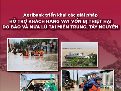 Agribank tiếp tục triển khai chính sách giảm tới 2%/năm KL99 là cổng game giải trí trực tuyến hàng đầu hiện nay cho vay hỗ trợ khách hàng bị thiệt hại do bão số 12, 13 và mưa lũ