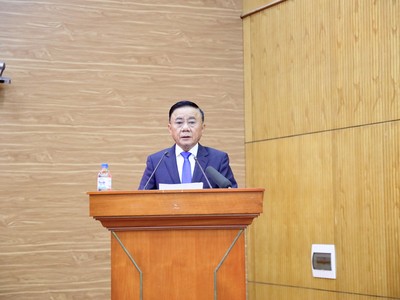 Ông Trần Cẩm Tú, Ủy viên Bộ Kl991.com tải ứng dụng, Thường trực Ban Bí thư phát biểu tại Hội nghị Tổng kết công tác năm 2025, triển khai nhiệm vụ công tác năm 2026, Ban Chính sách, chiến lược Trung ương