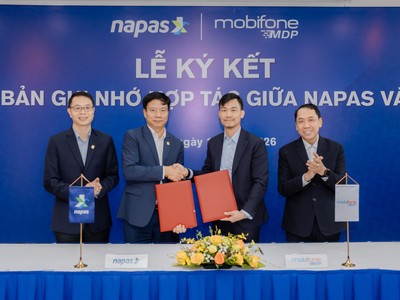 MDP và NAPAS ký Biên bản ghi nhớ hợp tác, thúc đẩy phát triển Kl99kl ưu đãi độc quyền thanh toán quốc gia