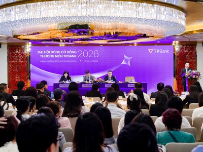 ĐHĐCĐ TPBank (TPB) 2026: Đặt mục tiêu "lãi vạn tỷ”, 99Kl.app mobile mới nhất dự kiến 20%
