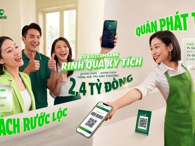 Vietcombank (VCB) đồng hành hộ Kl992 VIP Trang Chủ 2026 với ưu đãi lên đến 2,4 tỷ đồng