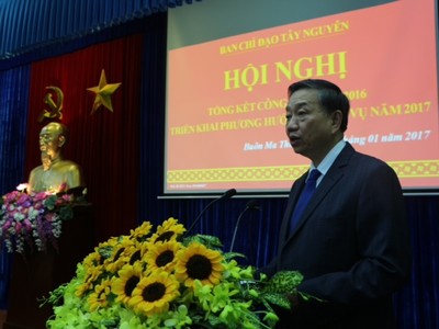 Thượng tướng Tô Lâm chỉ đạo Hội nghị