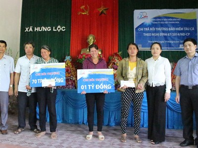 Kl99kl phiên bản hoạt động Bảo Việt chi trả gần 2 tỷ đồng bồi thường cho 2 tàu cá Thanh Hóa